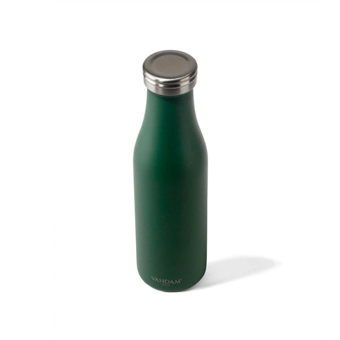 Vahdam Tea Verve Bottle Insulated Dark Green